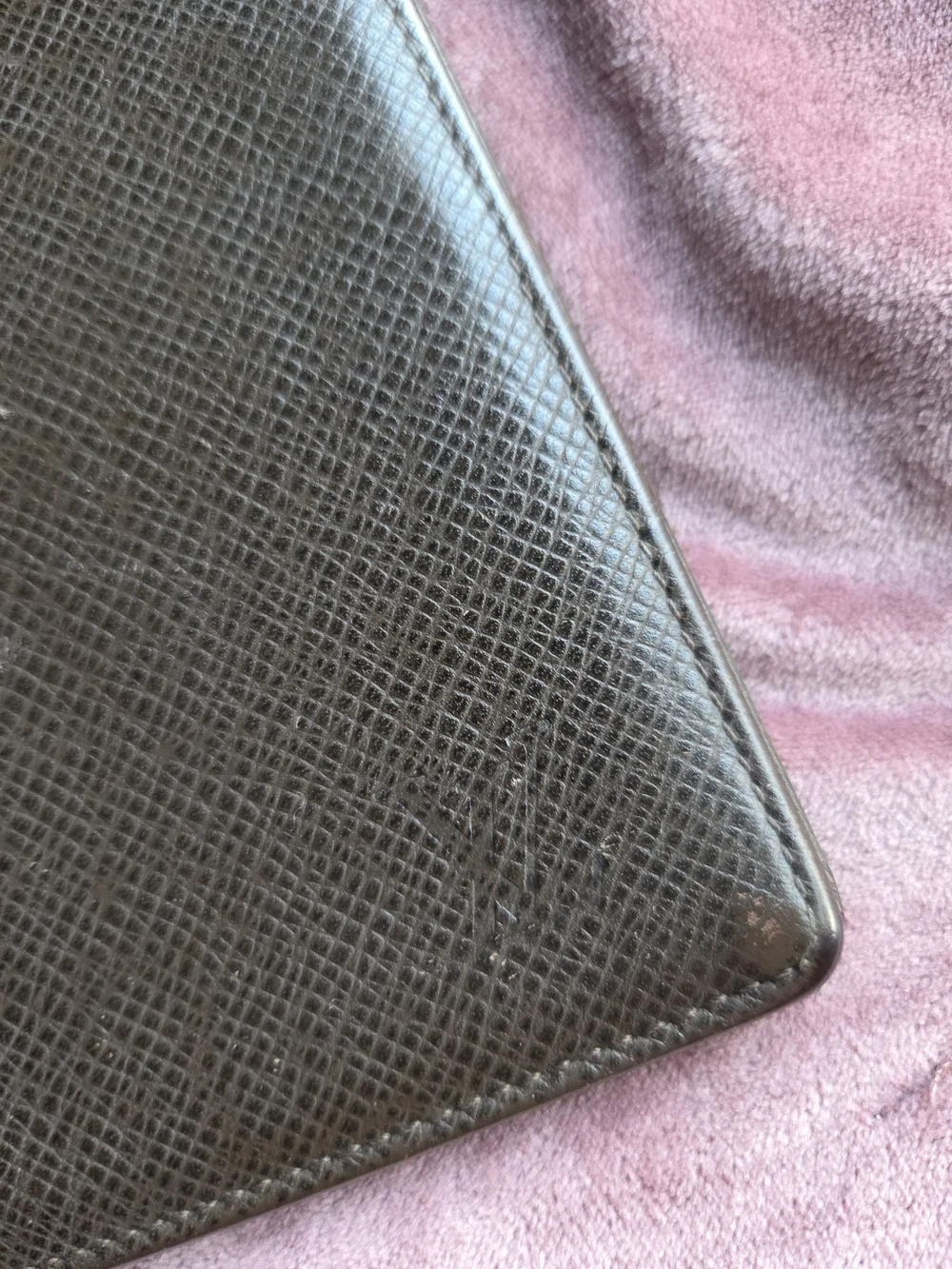 Louis Vuitton Brown Taiga Leather Bifold Long Wallet 2012
